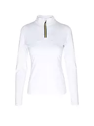 PHENIX | Zipshirt intimo da donna con accenti dorati | Bianco