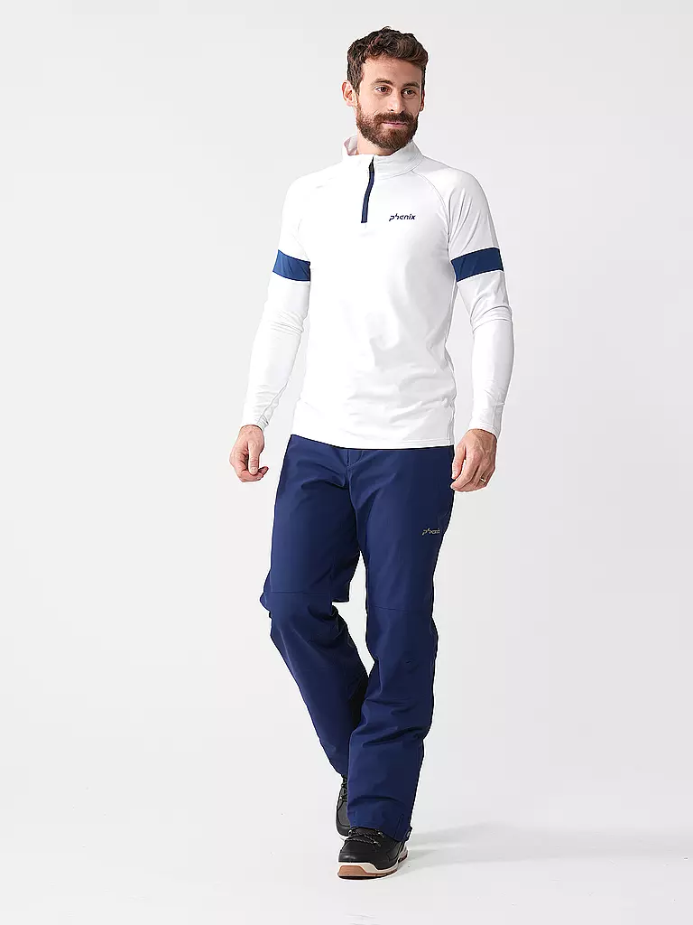 PHENIX | Zipshirt intimo da uomo AR Line Inner | Bianco