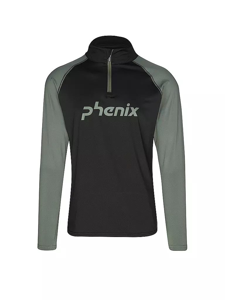 PHENIX | Zipshirt intimo da uomo | Nero