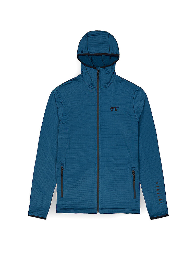 Giacca in pile da uomo Bake Grid blu XL