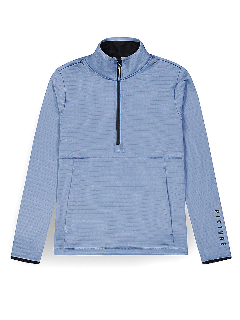 Pile da donna con zip Bake azzurro S