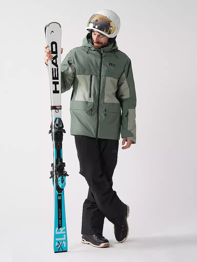 PICTURE | Giacca da sci da uomo Dugnad con cappuccio | Verde chiaro