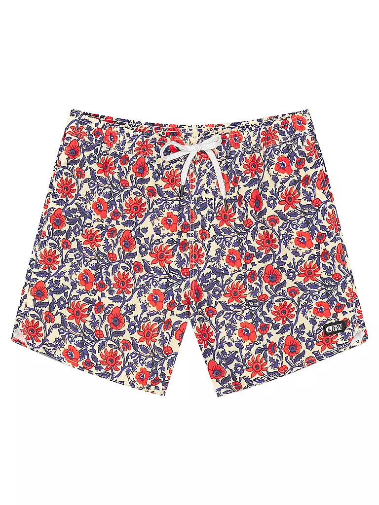 PICTURE | Herren Badeshort Piau 15 Printed | Rosso