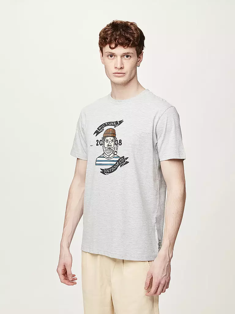 PICTURE | Herren Beachshirt Chuchie | Grigio chiaro