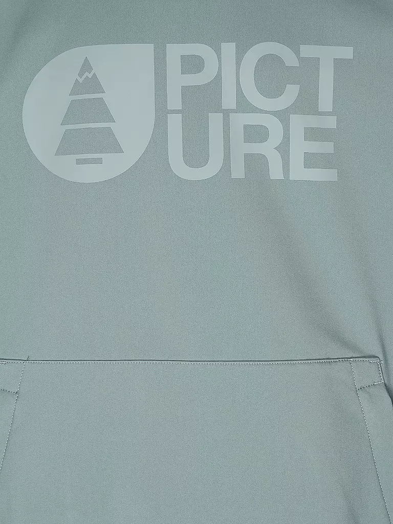 PICTURE | Herren Softshell Pullover Parker Hoodie | Verde chiaro