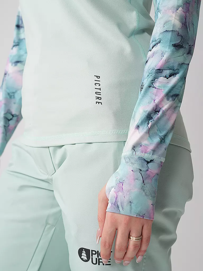 PICTURE | Maglia intima da donna Pagaya High Fleece | Menta