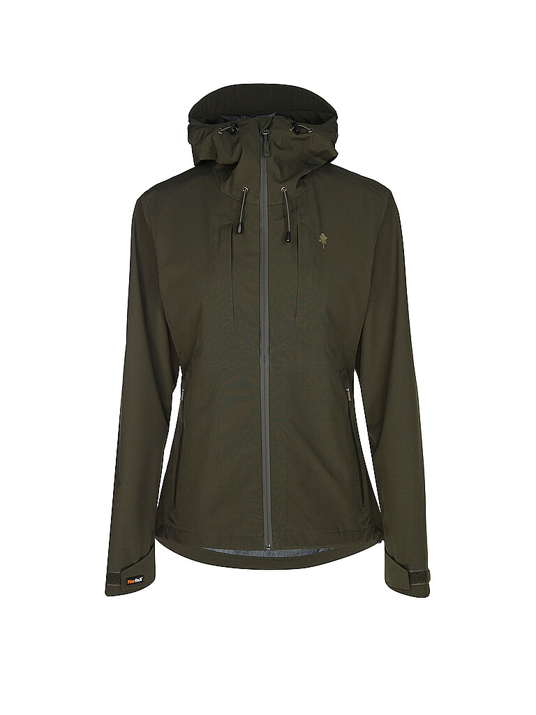 Giacca da trekking da donna Abisko 3L con cappuccio oliva L