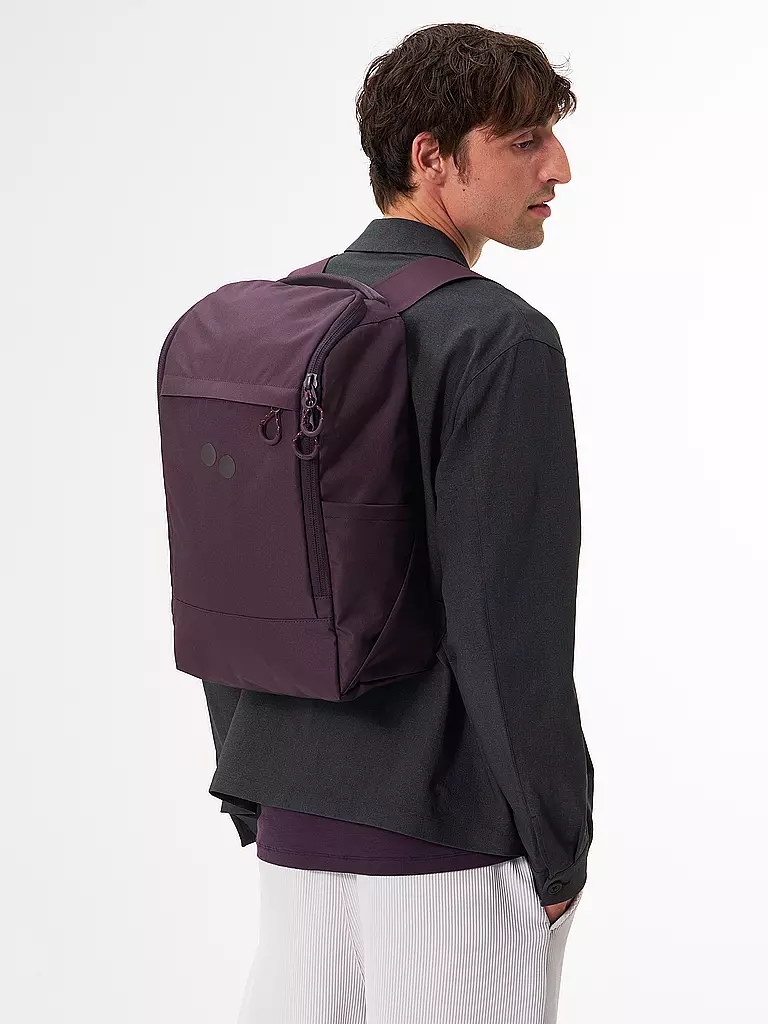 PINQPONQ | Rucksack Purik 21L | Rosso scuro