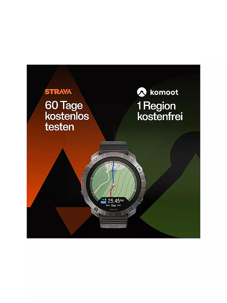 POLAR | Fitness-Smartwatch Grit X2 Pro | Nero