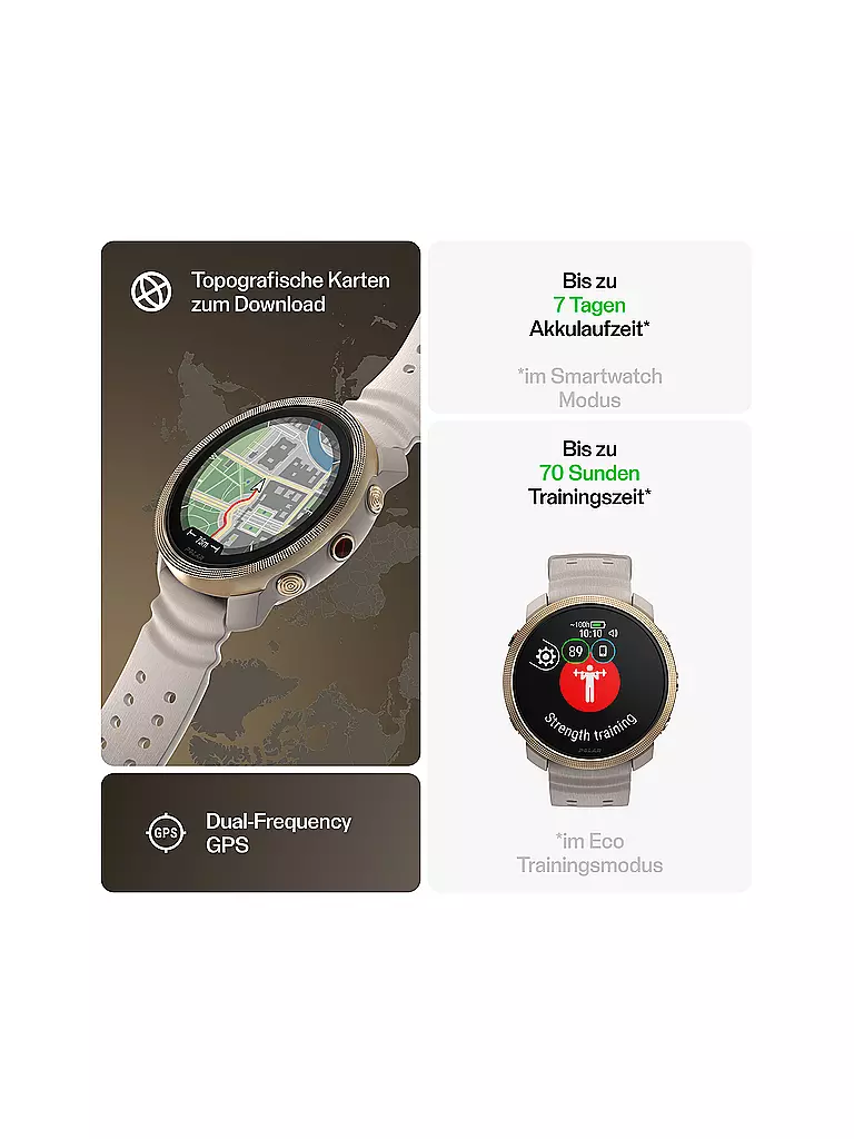 POLAR | Fitness-Smartwatch Vantage M3 | Oro