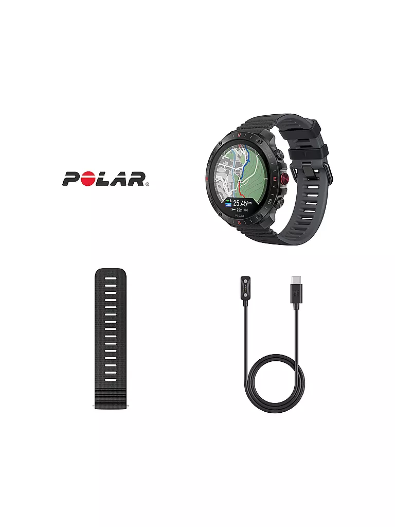 POLAR | Orologio multisport outdoor Grit X2 Pro | Nero