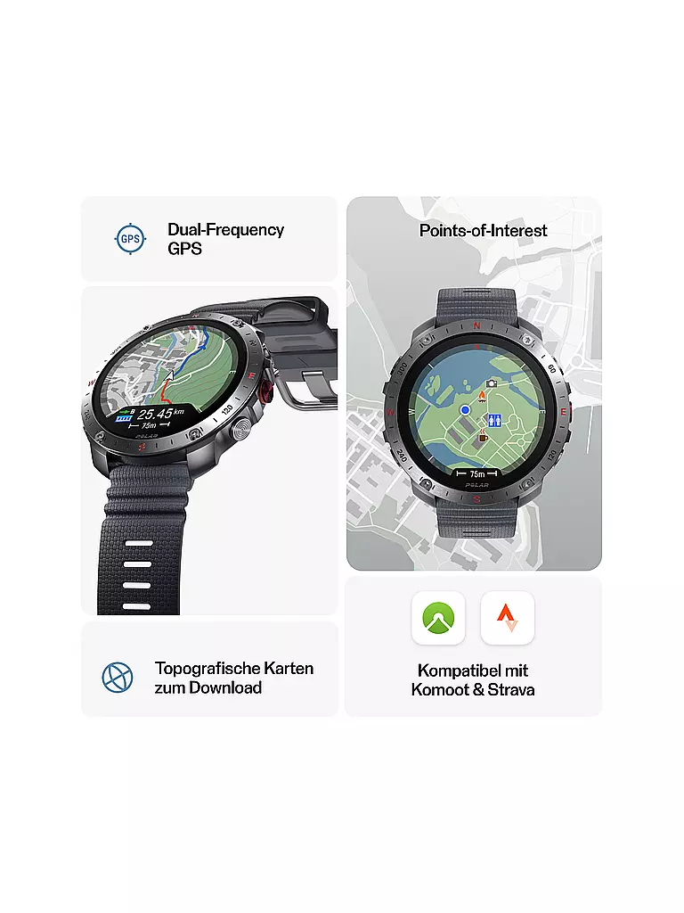 POLAR | Orologio multisport outdoor Grit X2 Pro | Grigio