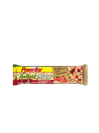 POWER BAR | Barretta energetica Natural Energy Cereal Fragola-Mirtillo Rosso 40g
