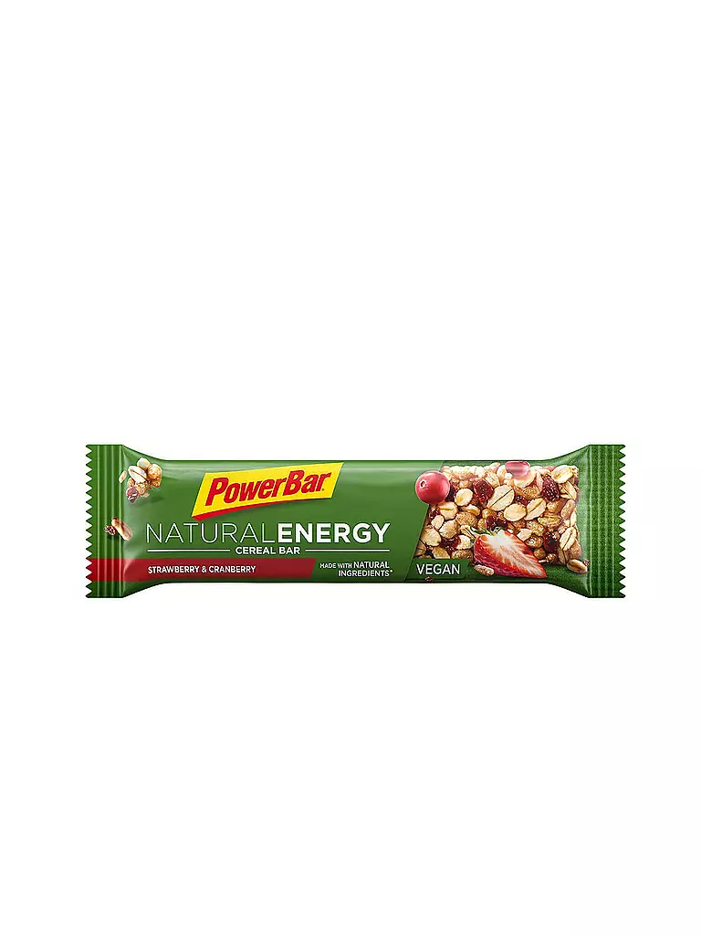 POWER BAR | Barretta energetica Natural Energy Cereal Fragola/Mirtillo Rosso 40g | Multicolore