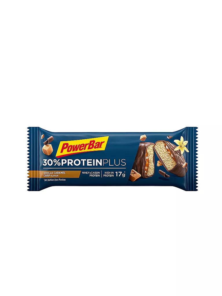 POWER BAR | Barretta proteica 30% Protein Plus Vanilla Caramel Crisp 55g | Multicolore