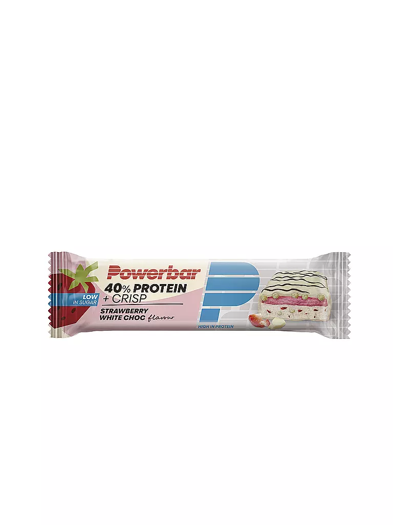 POWER BAR | Barretta proteica 40% Protein+ Crisp Strawberry White Choc | Multicolore