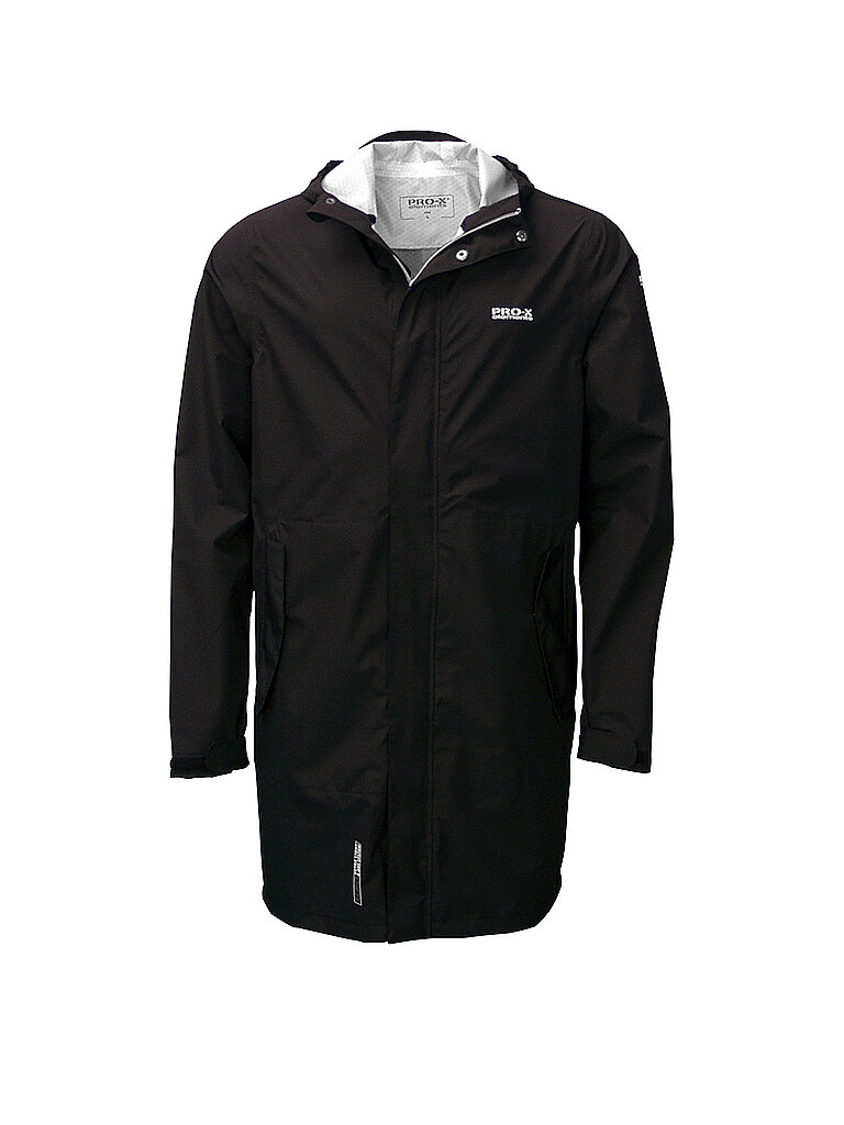 Trench impermeabile corto da uomo nero M