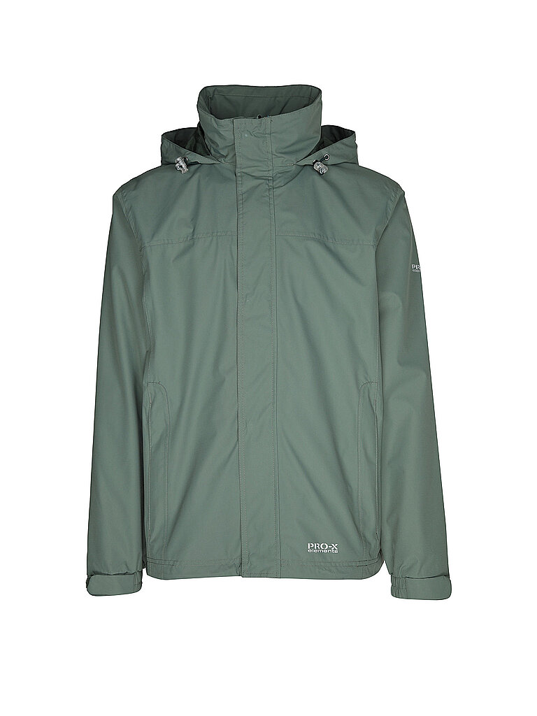 Giacca antipioggia da uomo Meran verde scuro XL