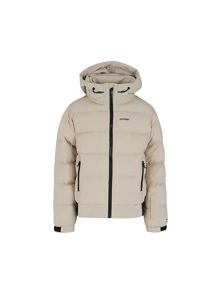 Giacca da sci imbottita da ragazza PRTELINY JR beige 128