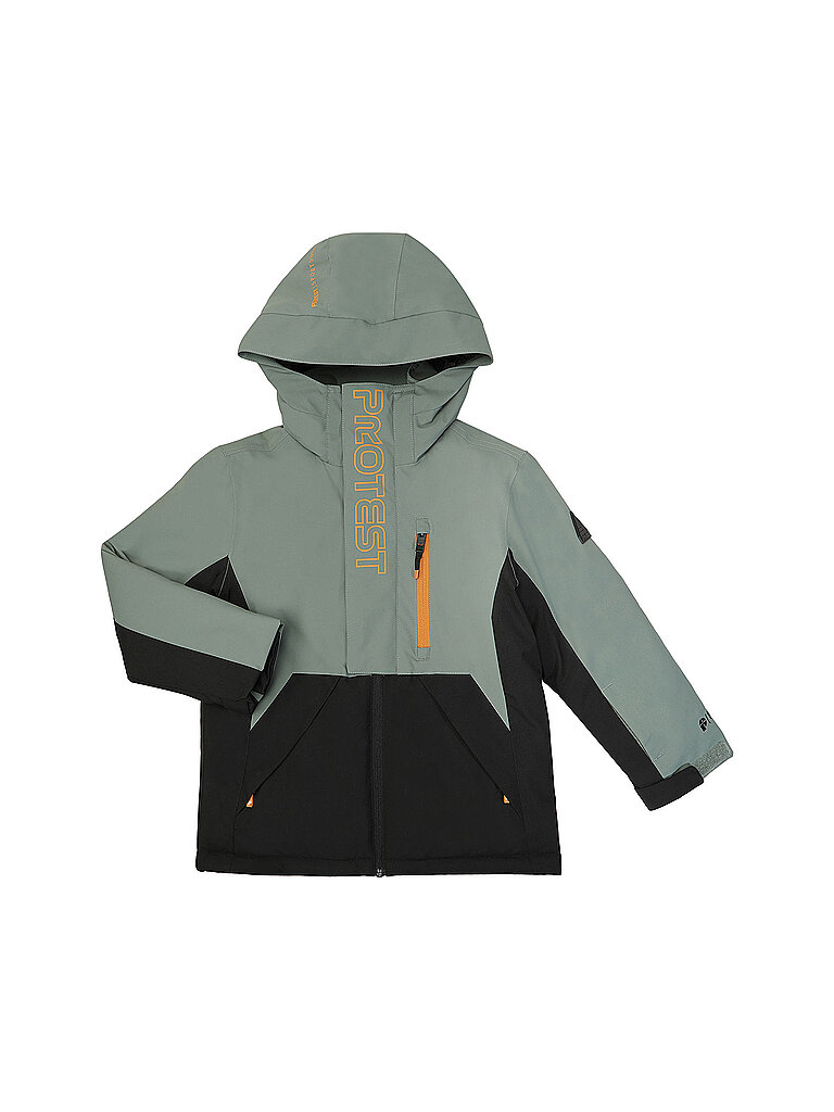 Giacca da snowboard da ragazzo PRTPaulo JR verde chiaro 128