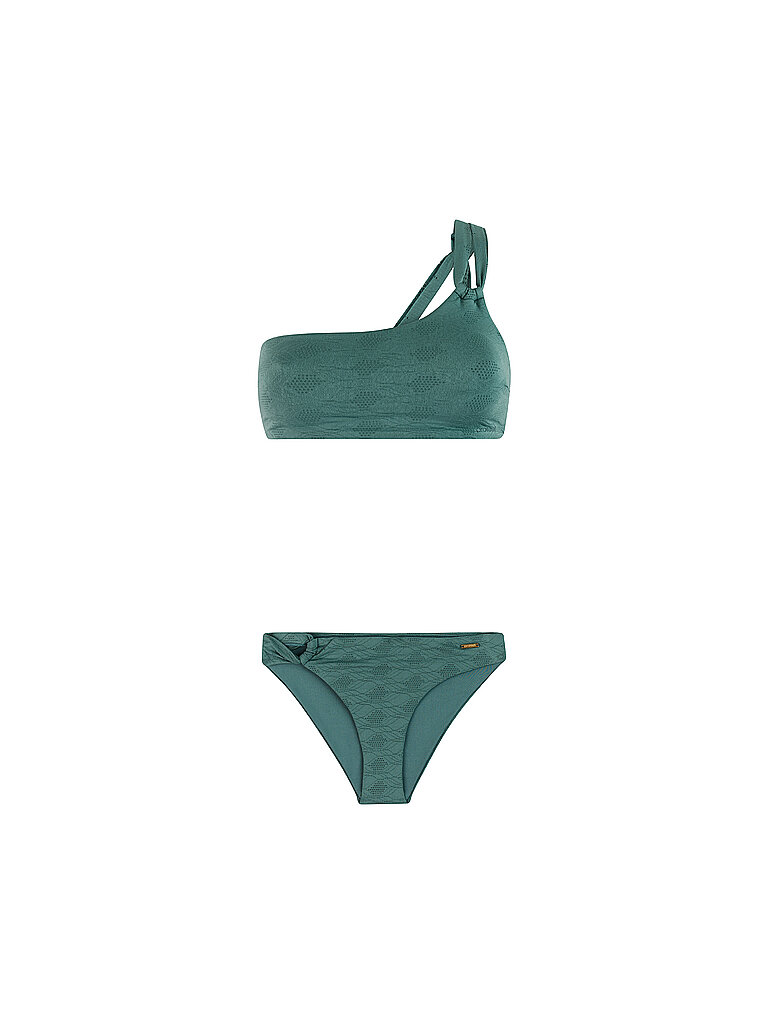 Bikini da donna PRTNadyas One Shoulder Bandeau petrolio XL