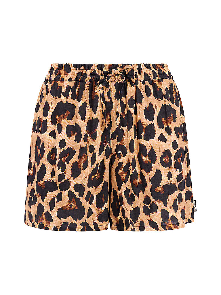 Pantaloncini da spiaggia da donna PRTFact Leopard cammello XL