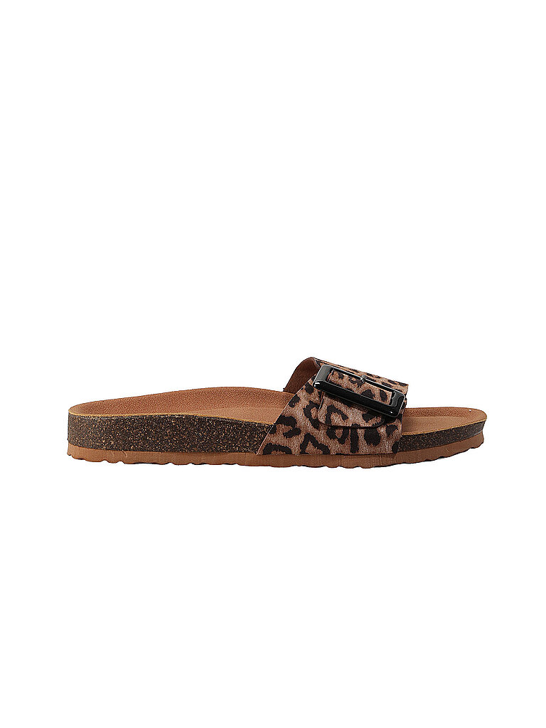 Pantofole da bagno da donna PRTKaisa Leopard cammello 40