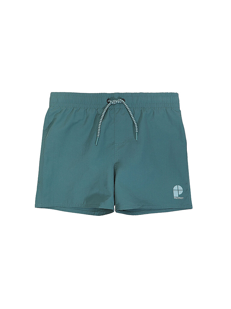 Pantaloncini da bagno da ragazzo CULTURE JR verde scuro 140