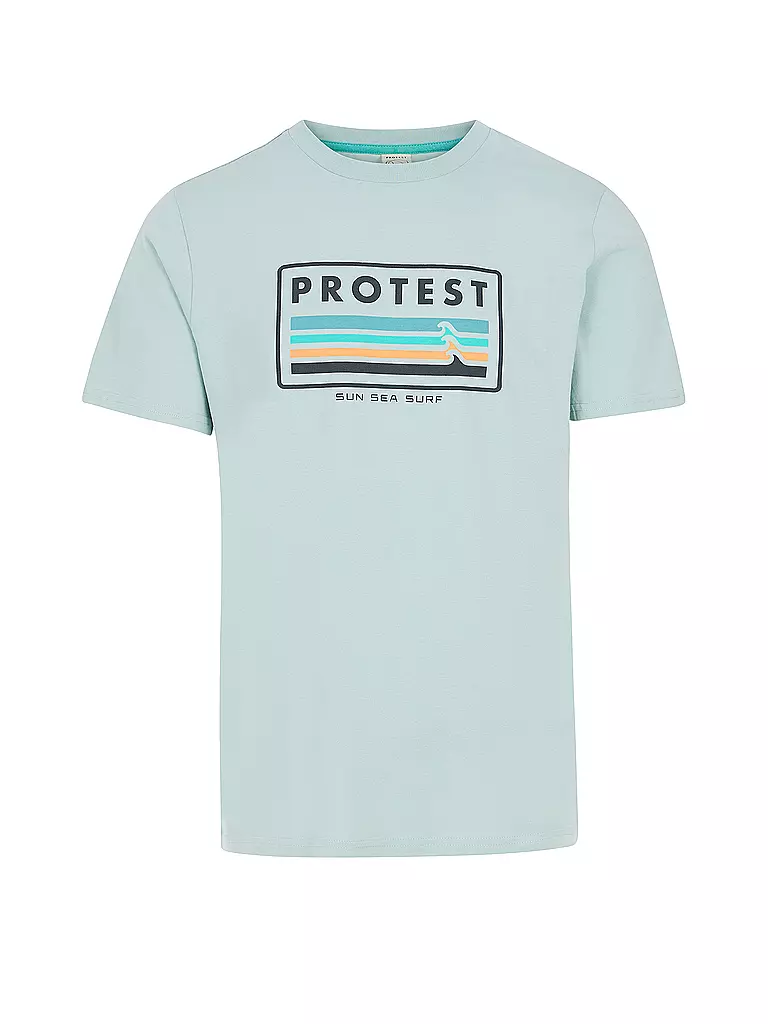 PROTEST | Beachshirt da uomo PRTBarn | Verde chiaro