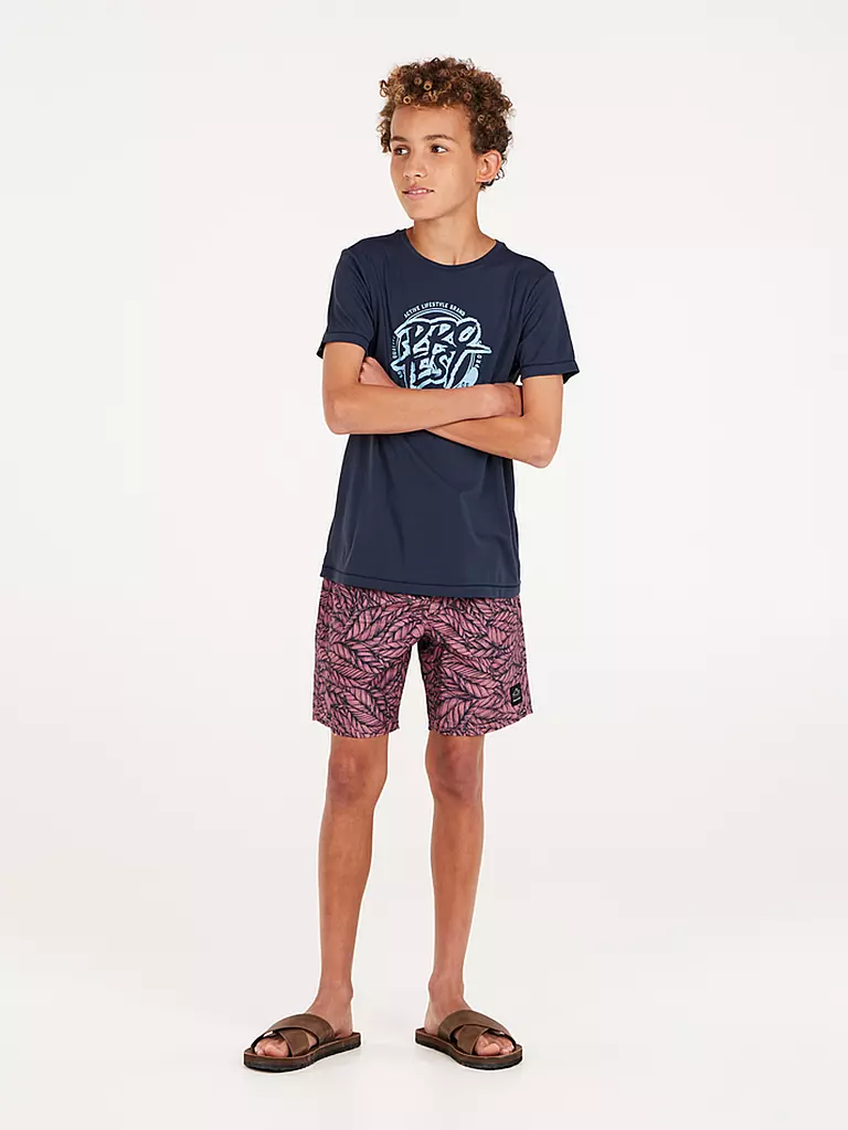 PROTEST | Jungen Lycrashirt PRTISLAND JR | Blu scuro