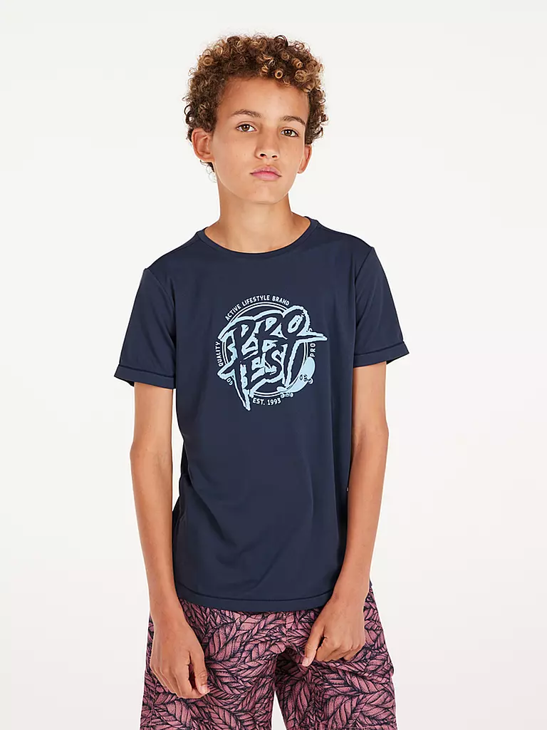 PROTEST | Jungen Lycrashirt PRTISLAND JR | Blu scuro