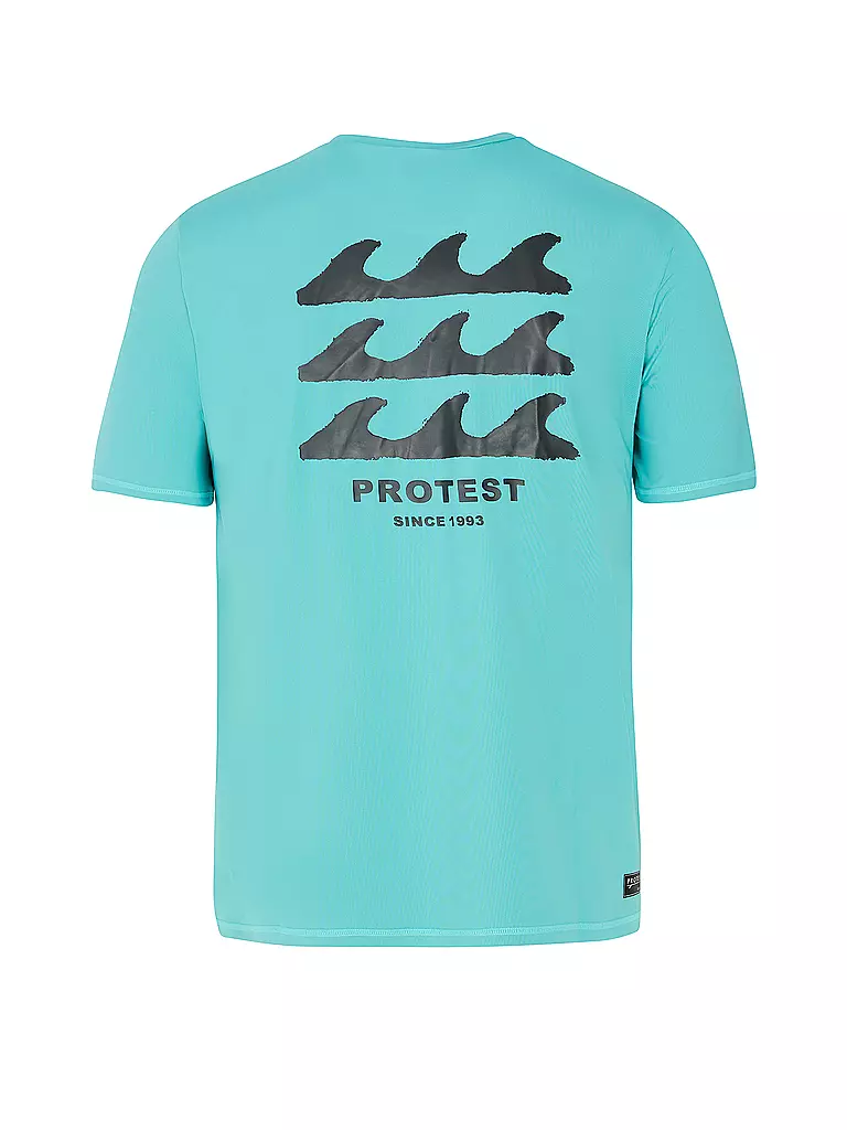 PROTEST | Lycrashirt da uomo PRTDeer Surf | Turchese
