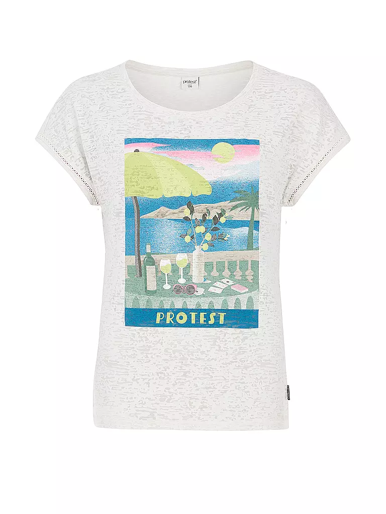 PROTEST | T-shirt da donna PRTElles 25 | Bianco