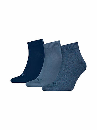 PUMA | Calzini casual Quarter Plain, confezione da 3
