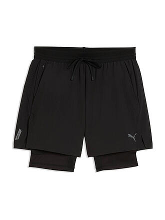 PUMA | Pantaloncini da allenamento da uomo PWRMODE Dryelite 2in1