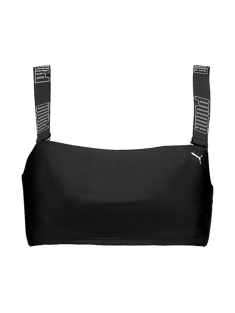 Top bikini a fascia da donna nero L