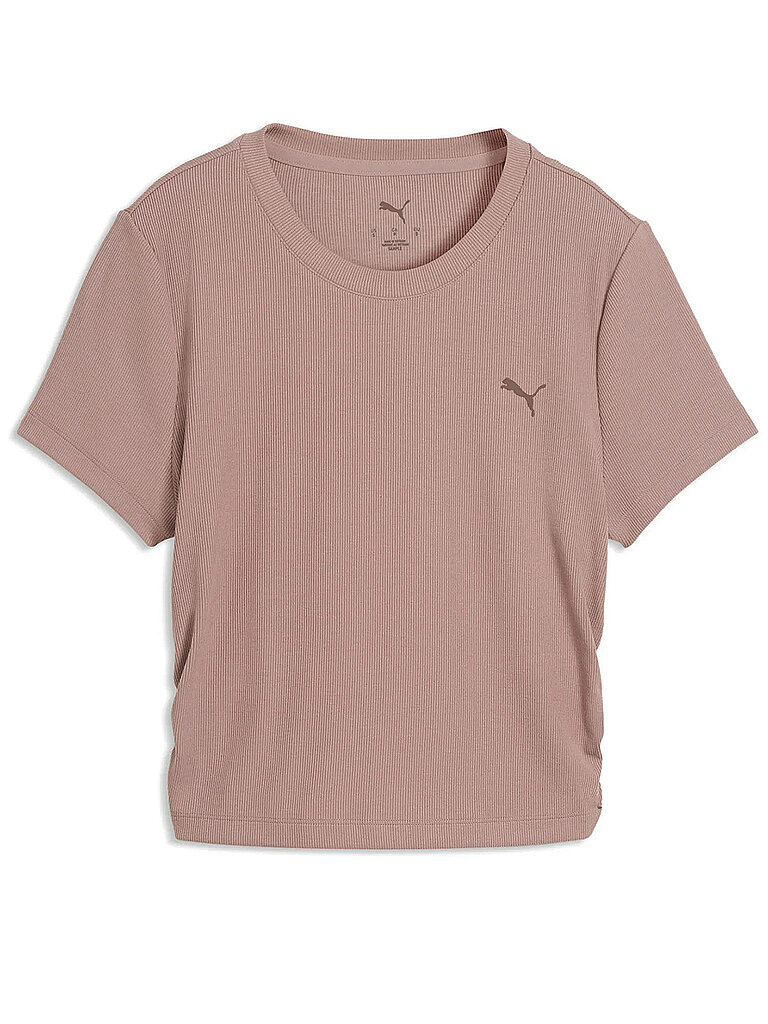 T-Shirt da donna Cloudspun RIB marrone chiaro XS