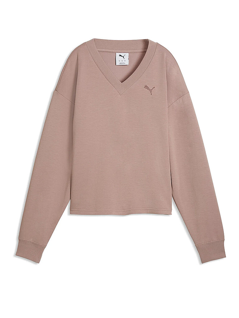 Maglione da donna Essentials Elevated Comfort marrone chiaro M