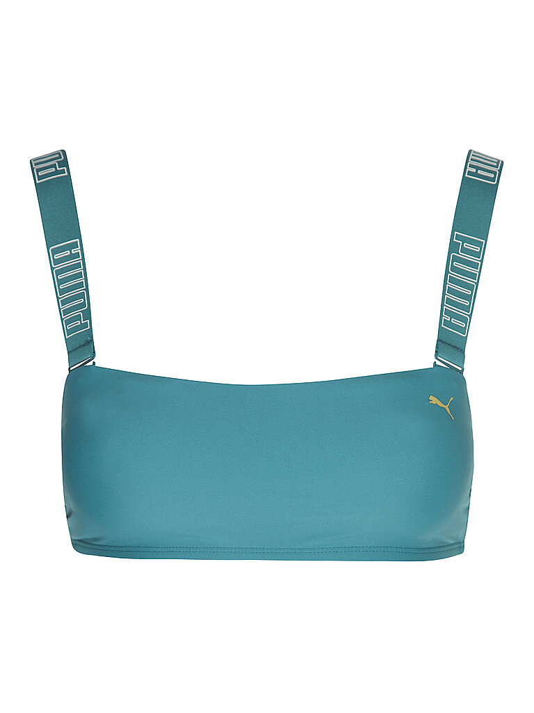 Top bikini a fascia da donna petrolio L