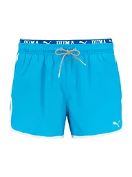 PUMA | Badeshort Track da uomo | Blu chiaro
