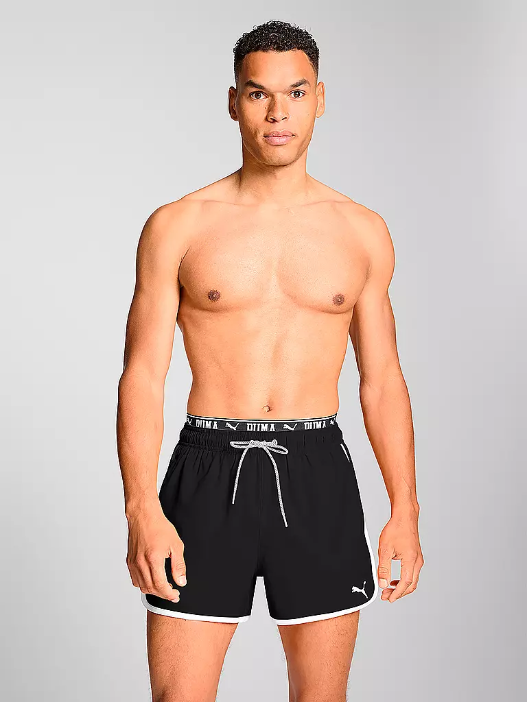 PUMA | Badeshort Track da uomo | Nero