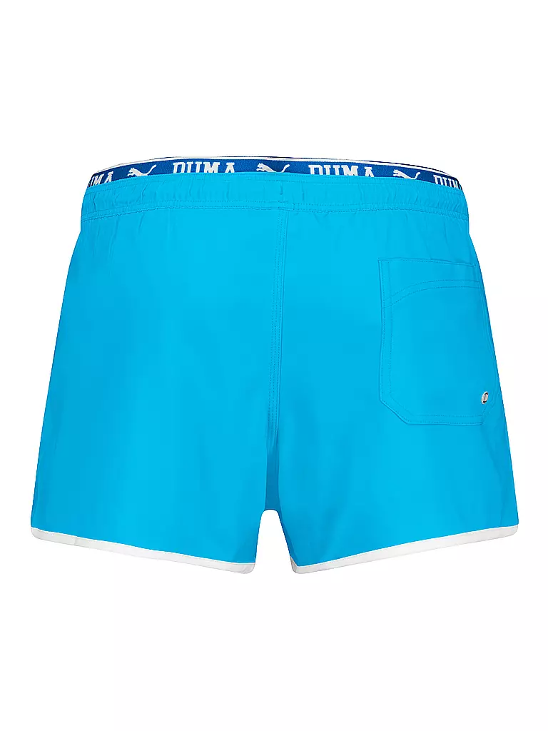 PUMA | Badeshort Track da uomo | Blu chiaro
