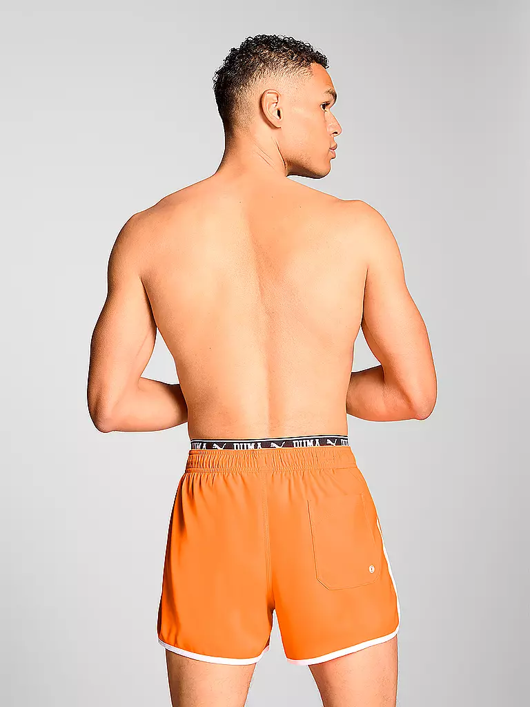 PUMA | Badeshort Track da uomo | Arancione