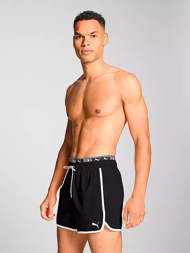 PUMA | Badeshort Track da uomo | Nero