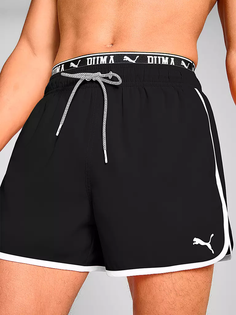 PUMA | Badeshort Track da uomo | Nero