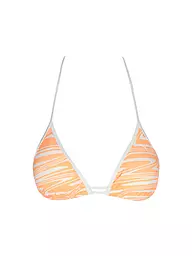 PUMA | Bikinioberteil da donna Printed Triangle | Arancione