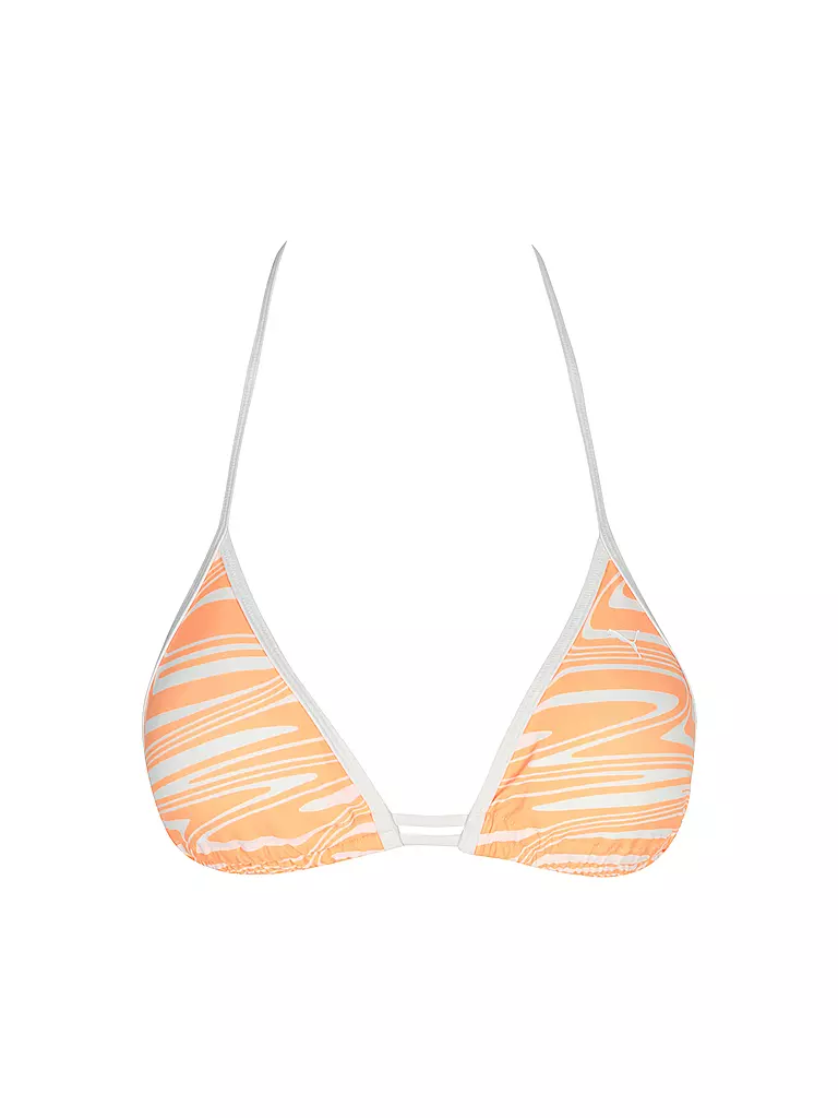 PUMA | Bikinioberteil da donna Printed Triangle | Arancione