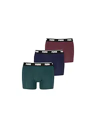 PUMA | Boxer da uomo confezione da 3 | Verde scuro