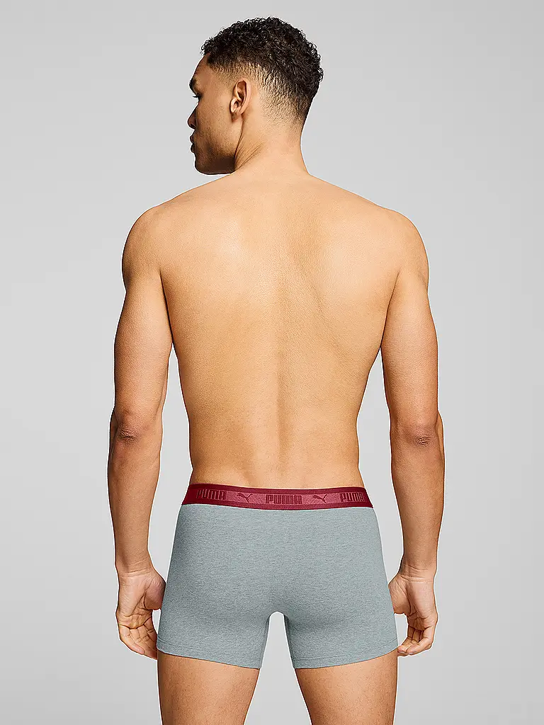 PUMA | Boxer da uomo con elastico in vita cromatico, confezione da 2 |