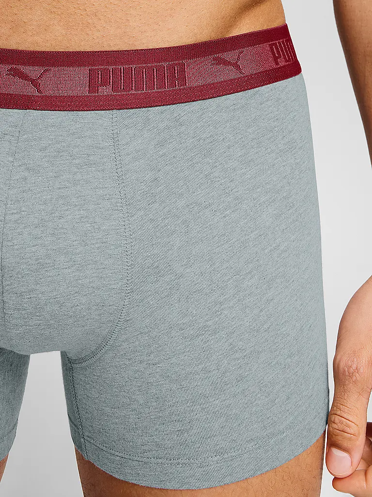 PUMA | Boxer da uomo con elastico in vita cromatico, confezione da 2 |